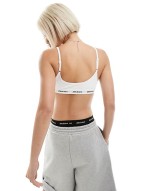 triangle bralette in white