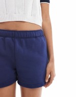 Cotton On plush knit short in navy